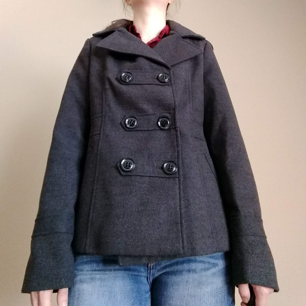 American Rag classic peacoat DARK GREY Size Lg